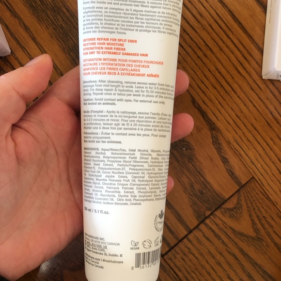 Voir Haircare A Walk in the Sun Inside out Moisturizing & Repairing Masque 150ml - Picture 3 of 5